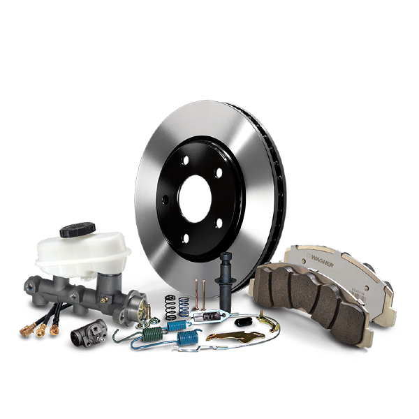 Pastillas, bandas, discos, campanas, bombas de freno, mordazas, cilindros